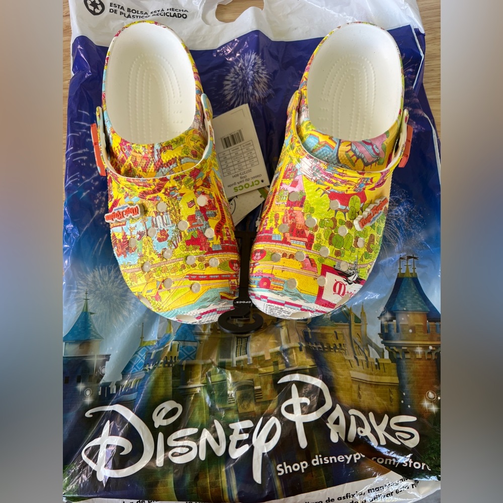 Crocs Disney Parks Vault Map 50th Anniversary